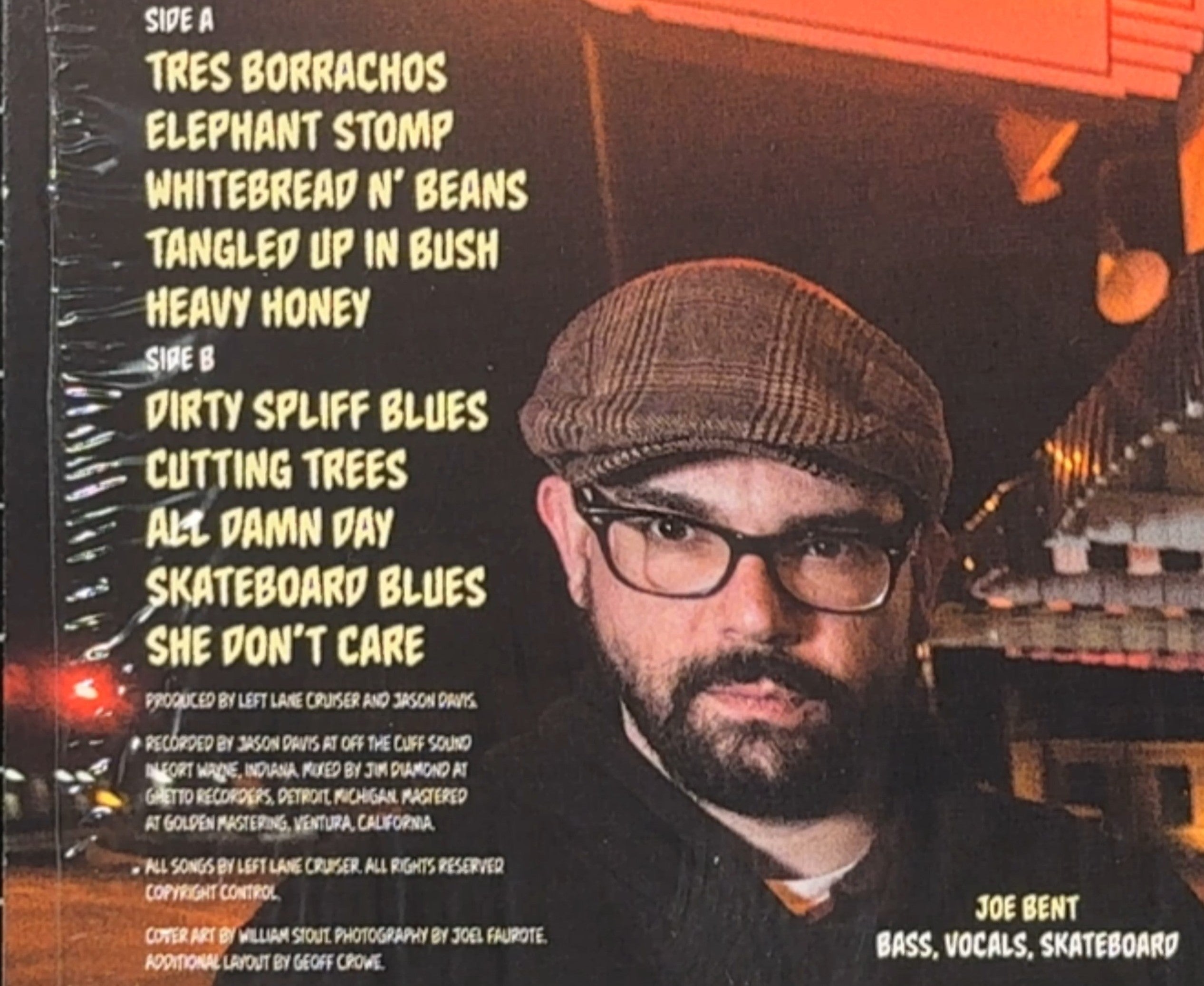 Left Lane Cruiser - Dirty Spliff Blues 2015 US 1st Press VG+/VG+ 180g Black Vinyl