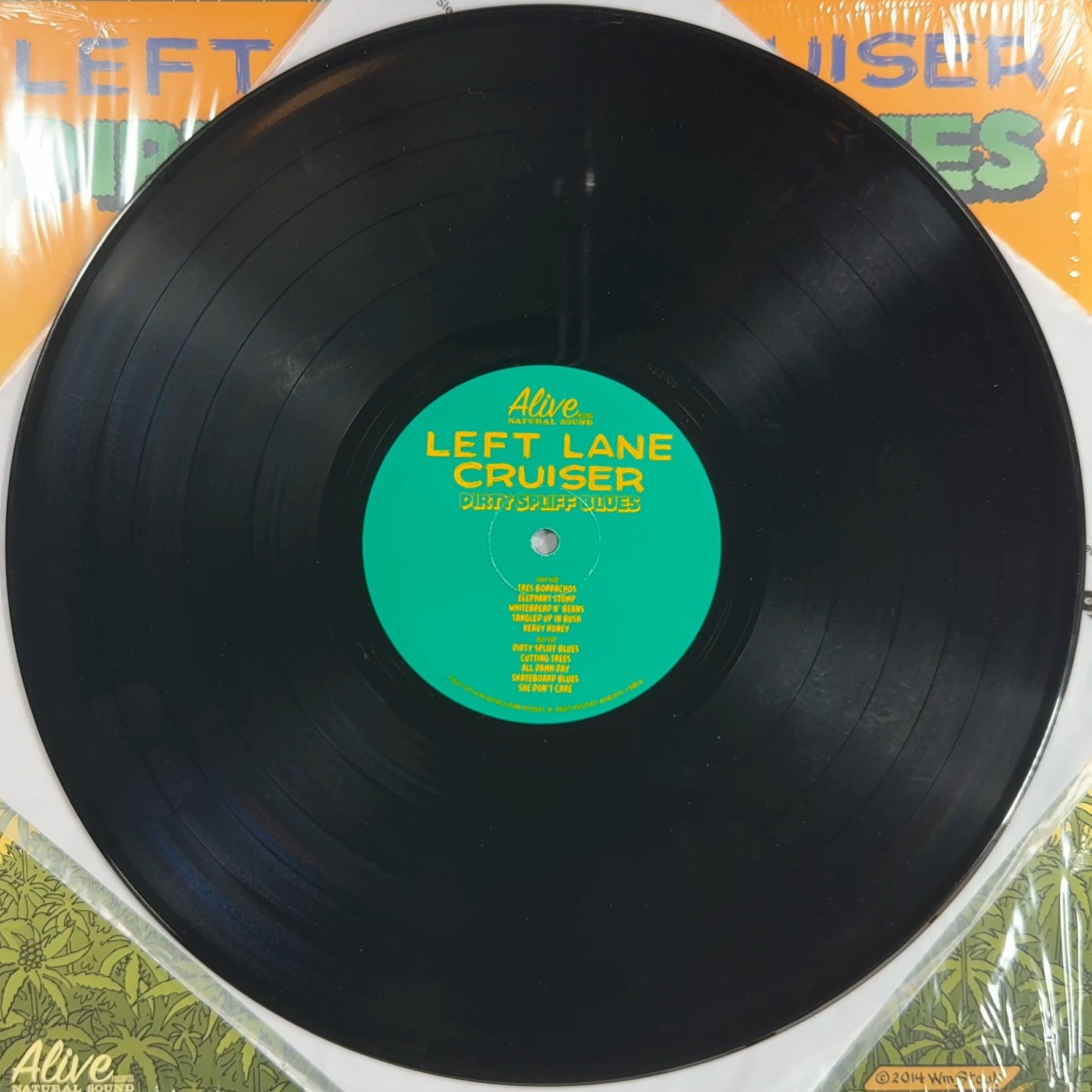 Left Lane Cruiser - Dirty Spliff Blues 2015 US 1st Press VG+/VG+ 180g Black Vinyl