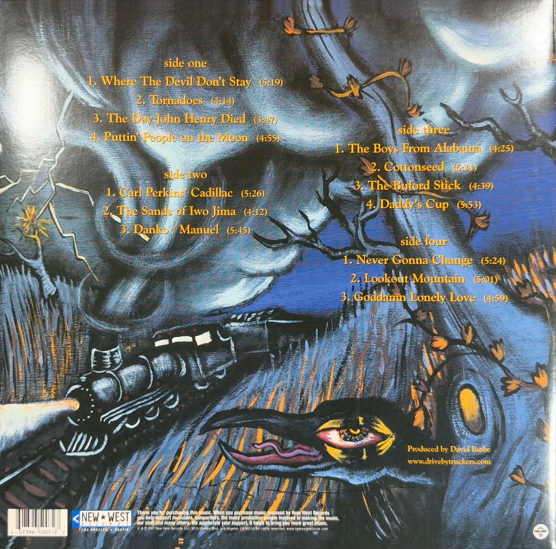 Drive-By Truckers - The Dirty South 2007 US 180g Vinyl VG/VG+