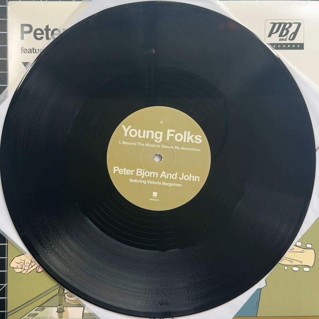 Peter Bjorn & John - Young Folks - 2007 UK 12" Single VG+/VG+