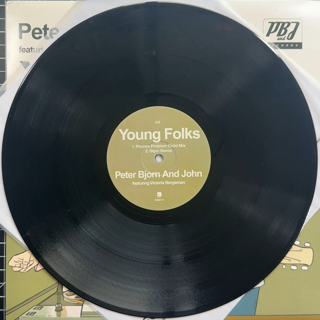 Peter Bjorn & John - Young Folks - 2007 UK 12" Single VG+/VG+