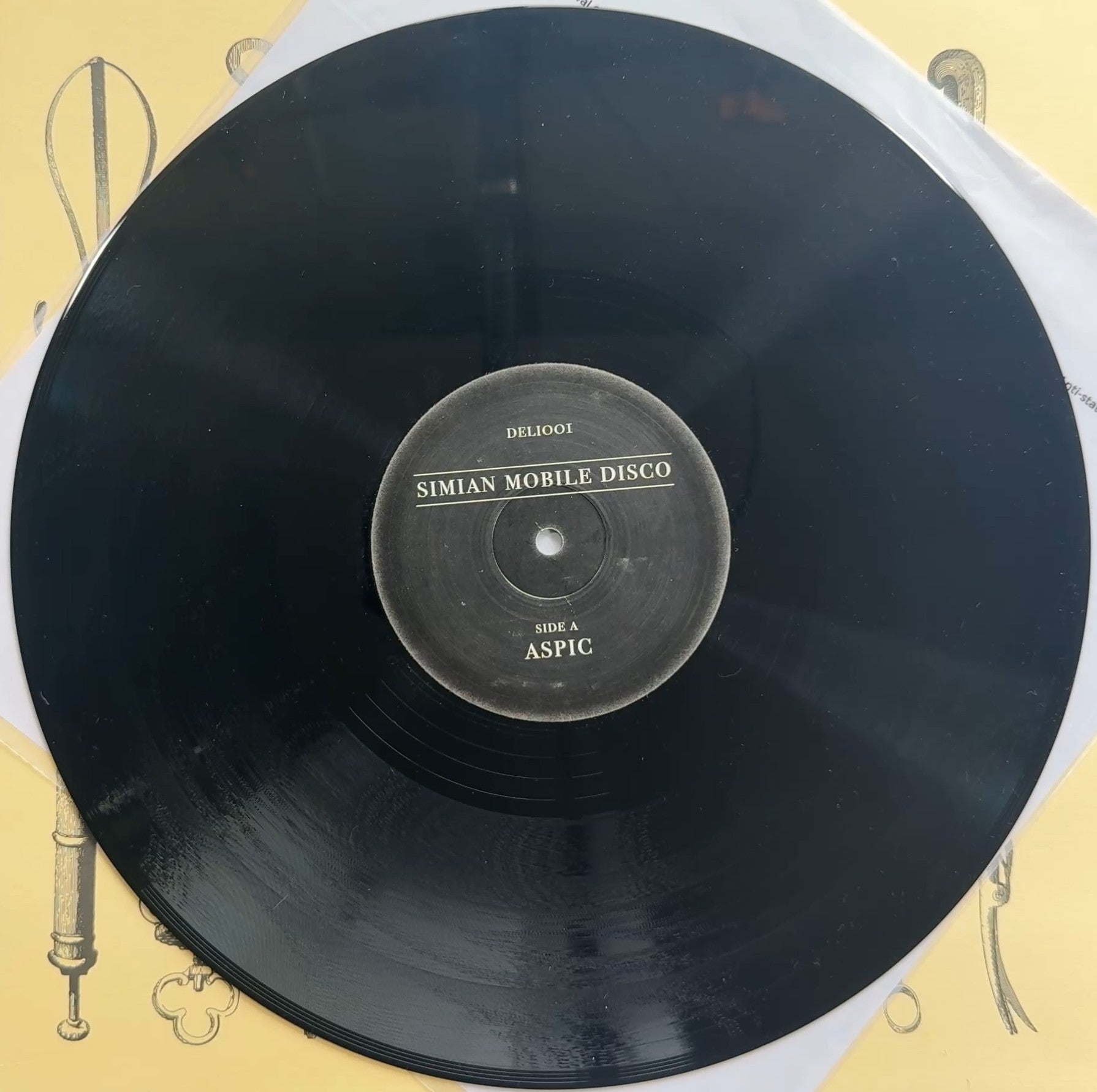 Simian Mobile Disco - Aspic 2010 UK 12" Single VG+/VG+