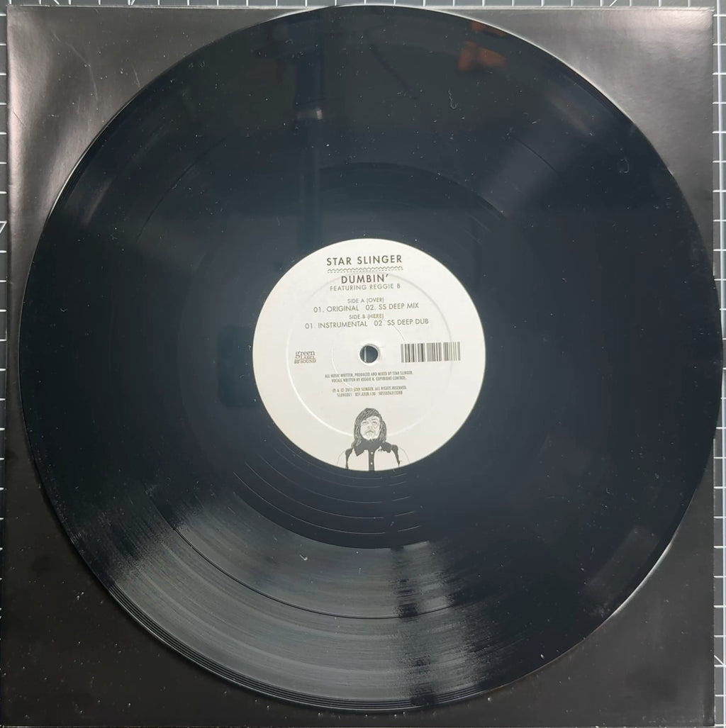 Star Slinger feat. Reggie B. - Dumbin' 2011 UK 12" Single VG+