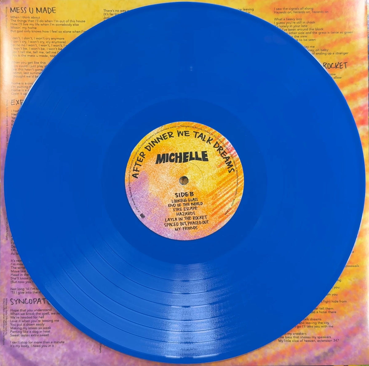 AUTOGRAPH Michelle - After Dinner We Talk Dreams 2022 US Limited Edition Blue VG+/VG+