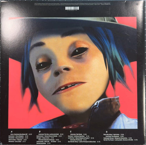 Gorillaz - Humanz 2017 Euro 1st Press 180g Vinyl VG+/VG+