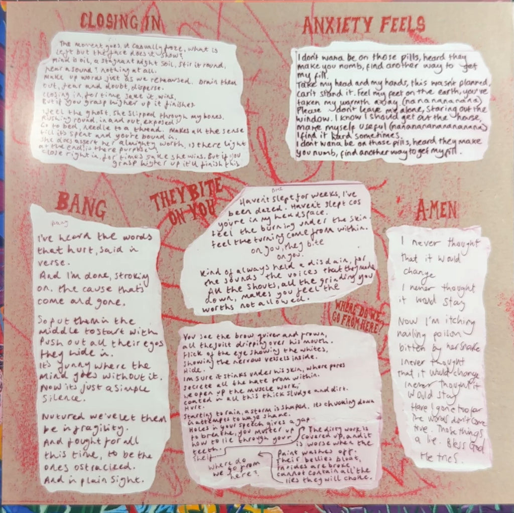 AUTOGRAPH Goat Girl - On All Fours SIGNED Ltd Edtn Pink VG+/VG+