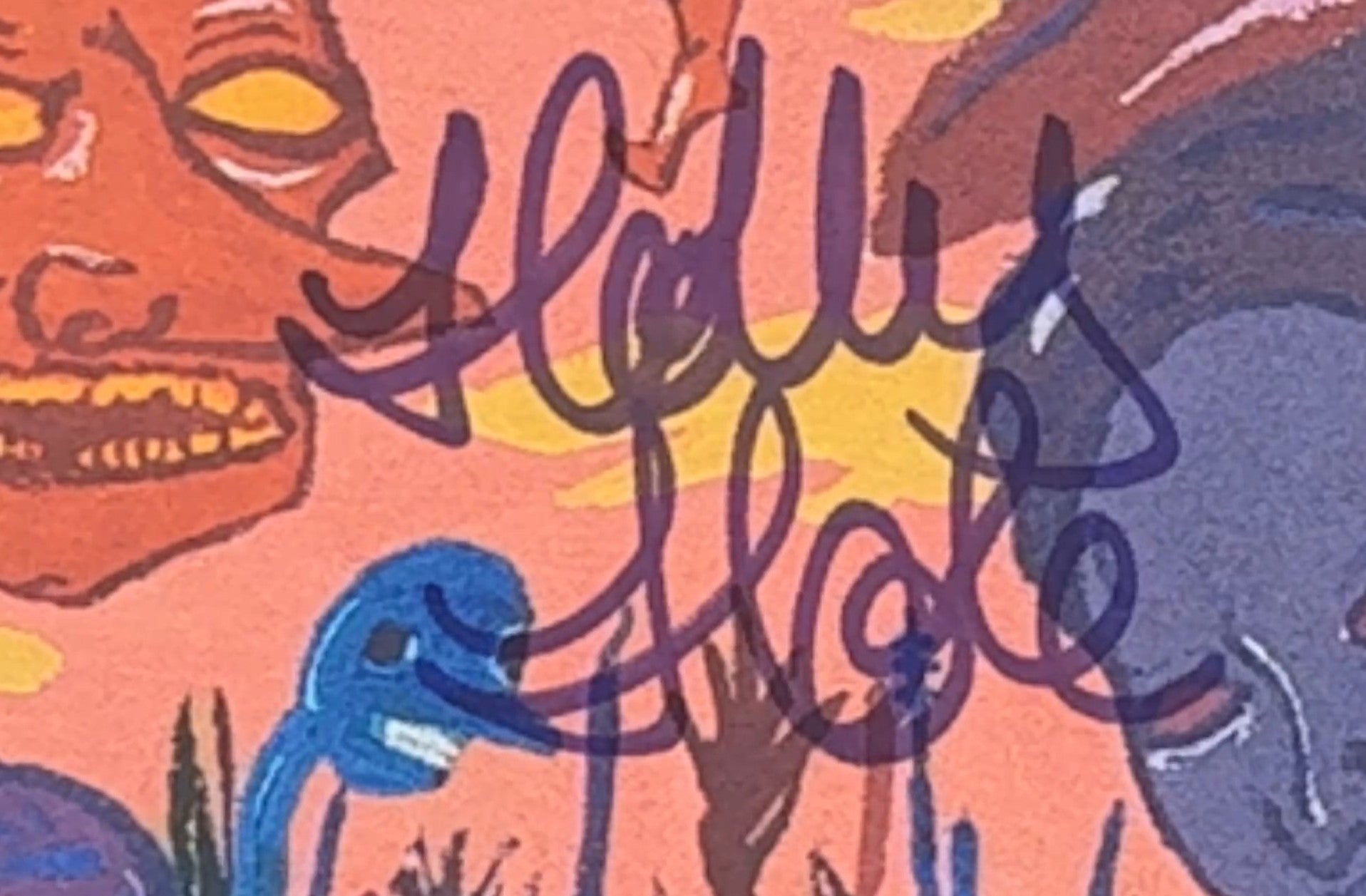 AUTOGRAPH Goat Girl - On All Fours SIGNED Ltd Edtn Pink VG+/VG+