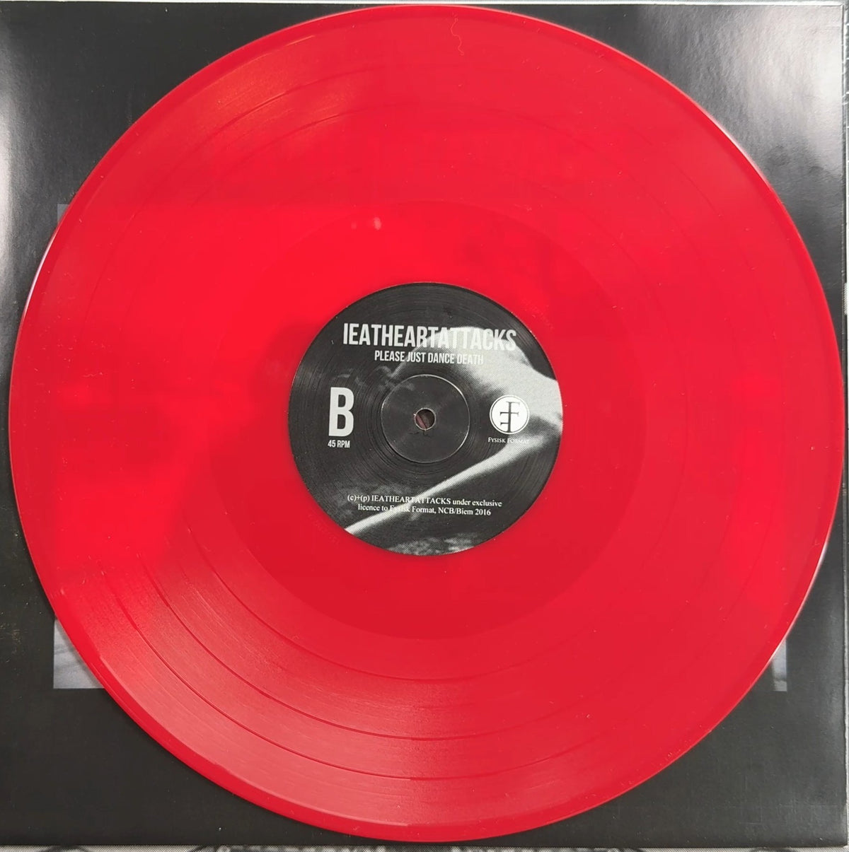 iEatHeartAttacks 2017 Limited Edition Red - VG+/VG+ Norway Hardcore Punk