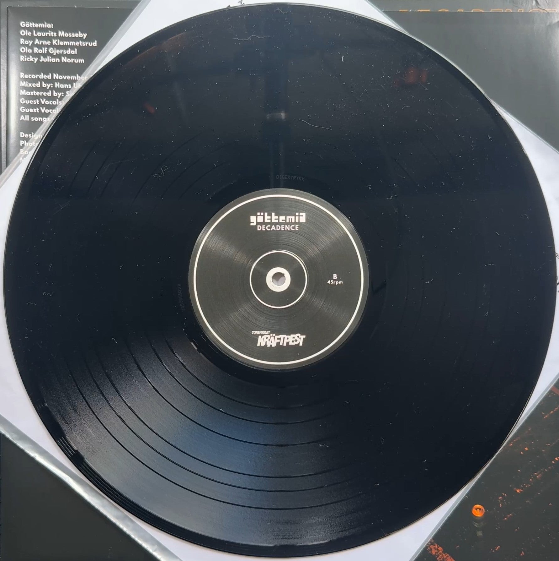 Gottemia - Decadence 2020 Norwegian 1st Press VG+/VG+