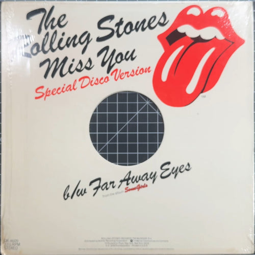 Rolling Stones - Miss You (Disco) b/w Far Away Eyes 1978 1st Press VG+