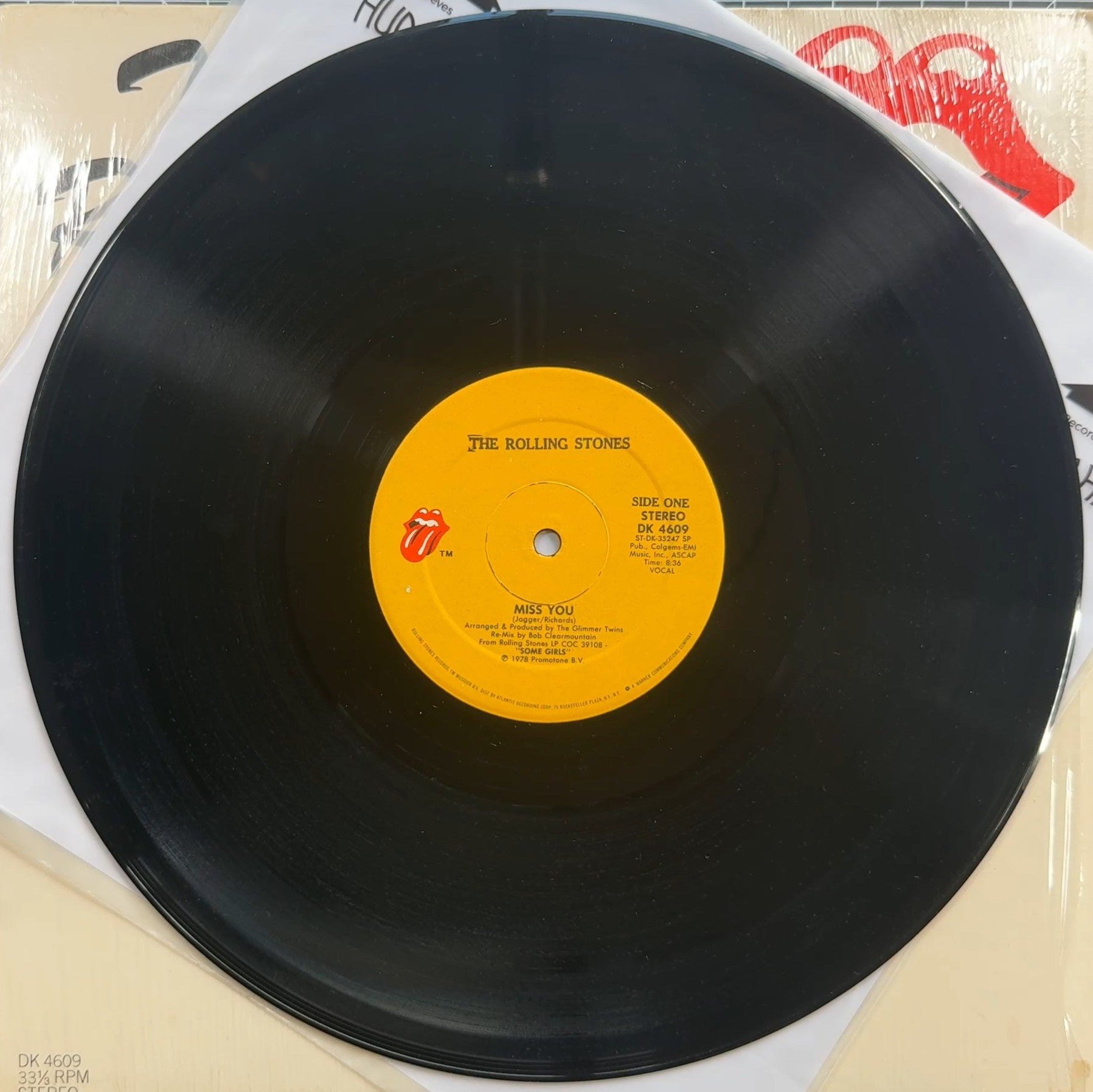 Rolling Stones - Miss You (Disco) b/w Far Away Eyes 1978 1st Press VG+