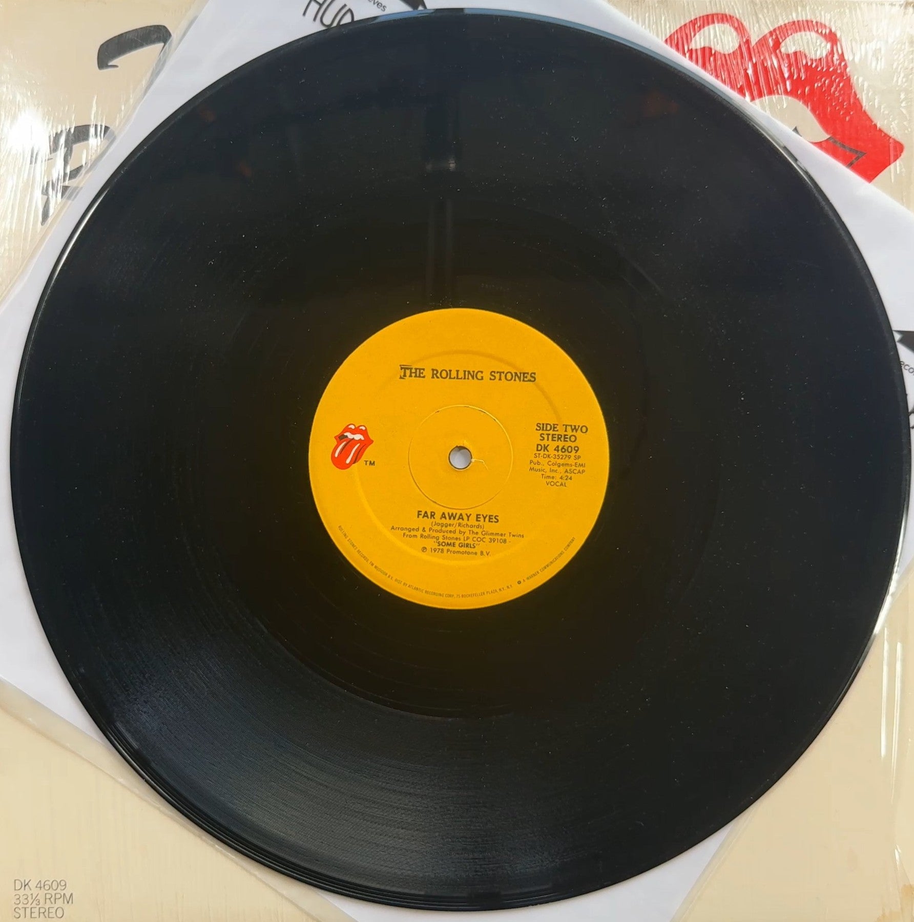 Rolling Stones - Miss You (Disco) b/w Far Away Eyes 1978 1st Press VG+