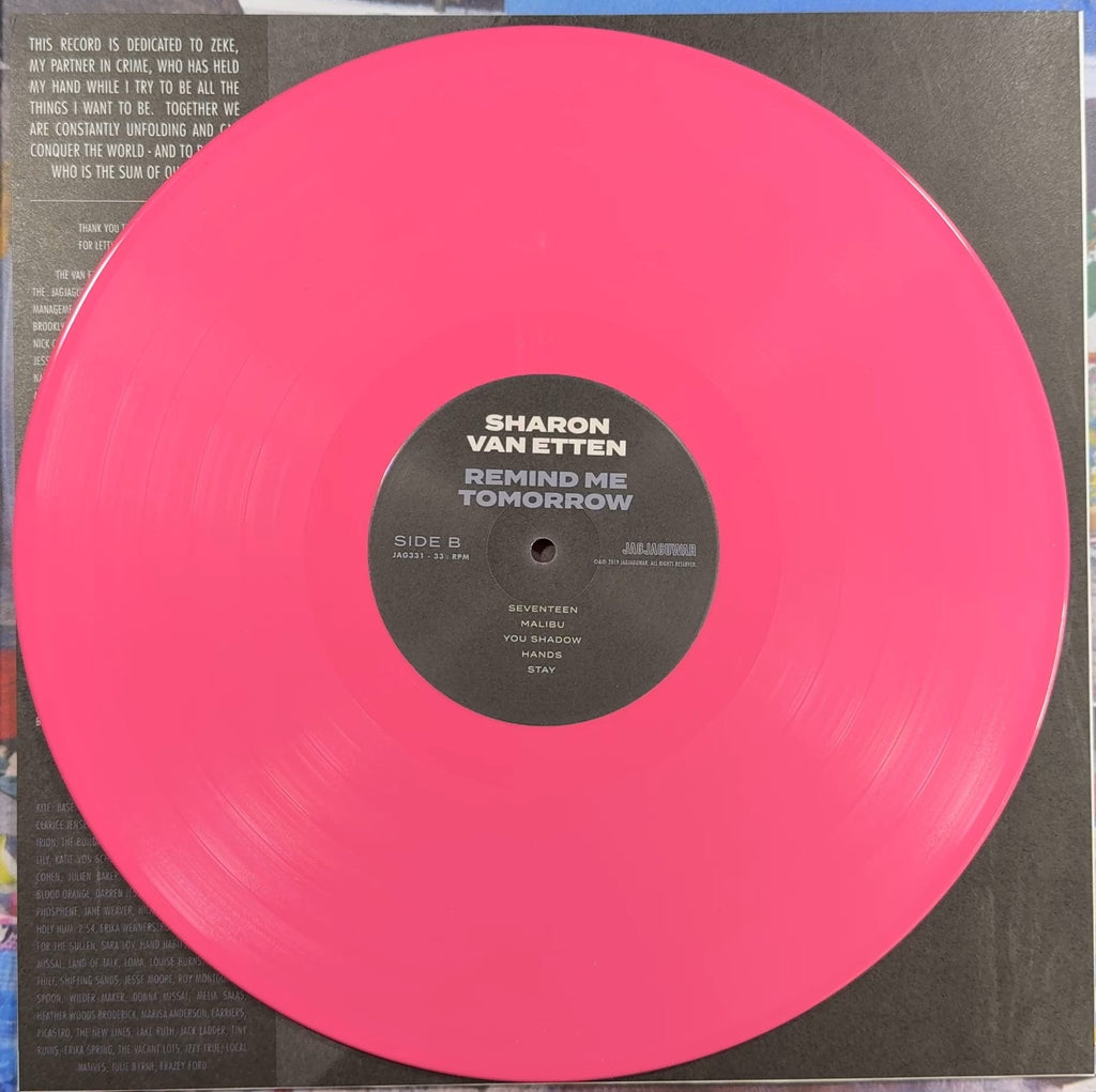 Sharon Van Etten Remind Me Tomorrow 2019 UK Ltd Edtn Pink VG+/VG+