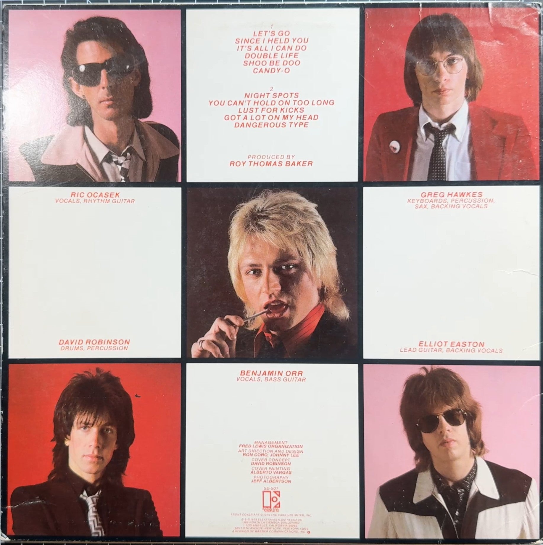 Cars - Candy-O 1979 US 1st Press VG+/VG+