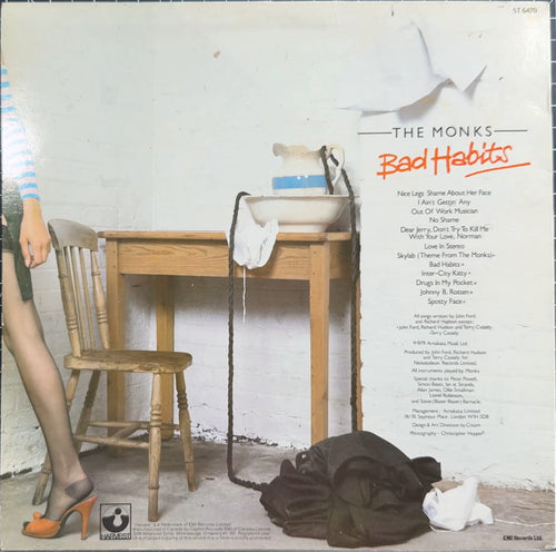 The Monks Bad Habits 1980 Canada 1st Press VG+/VG+