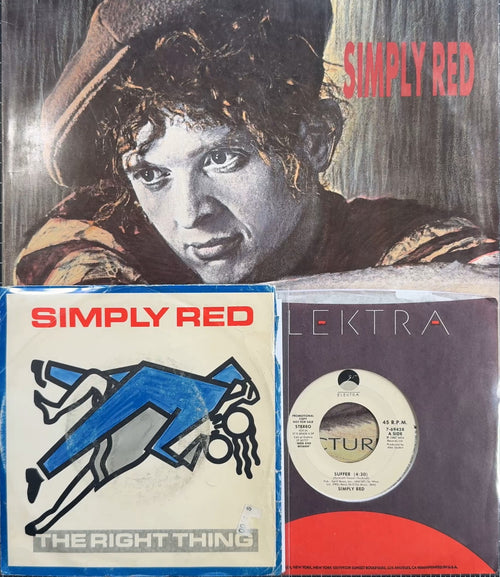 Simply Red 3 pack - Picture Book LP + 2 Promo Discs VG+