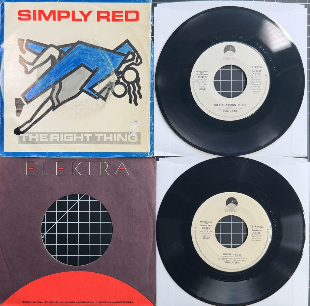 Simply Red 3 pack - Picture Book LP + 2 Promo Discs VG+