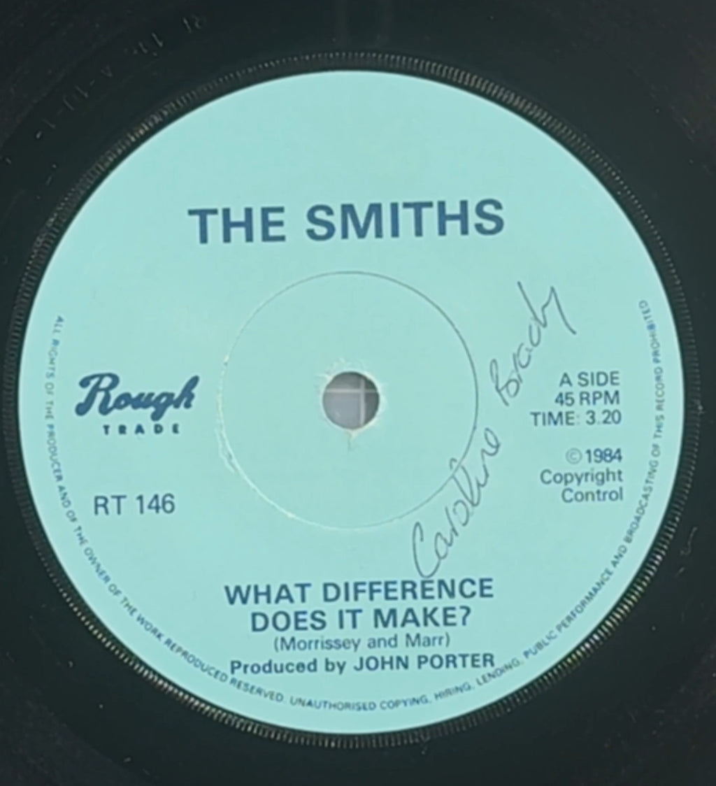 The Smiths - What Diff? b/w Old House - Irish RT 1984 7" VG+