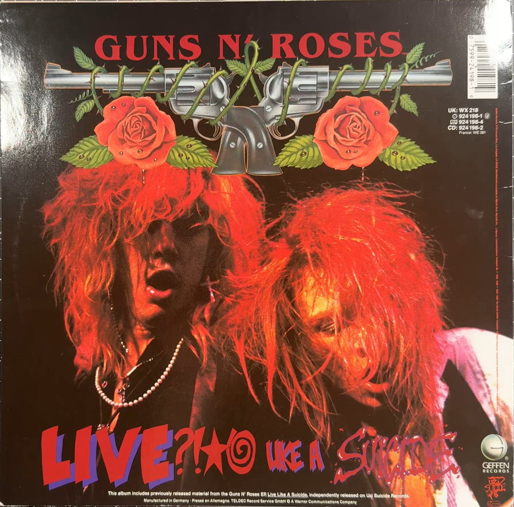 GN'R Lies -1988 Orig 1st Press Uncensored Euro VG+/VG+