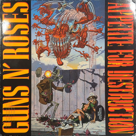 PROMO Guns N' Roses Appetite For Destruction 1st Press 1987 US