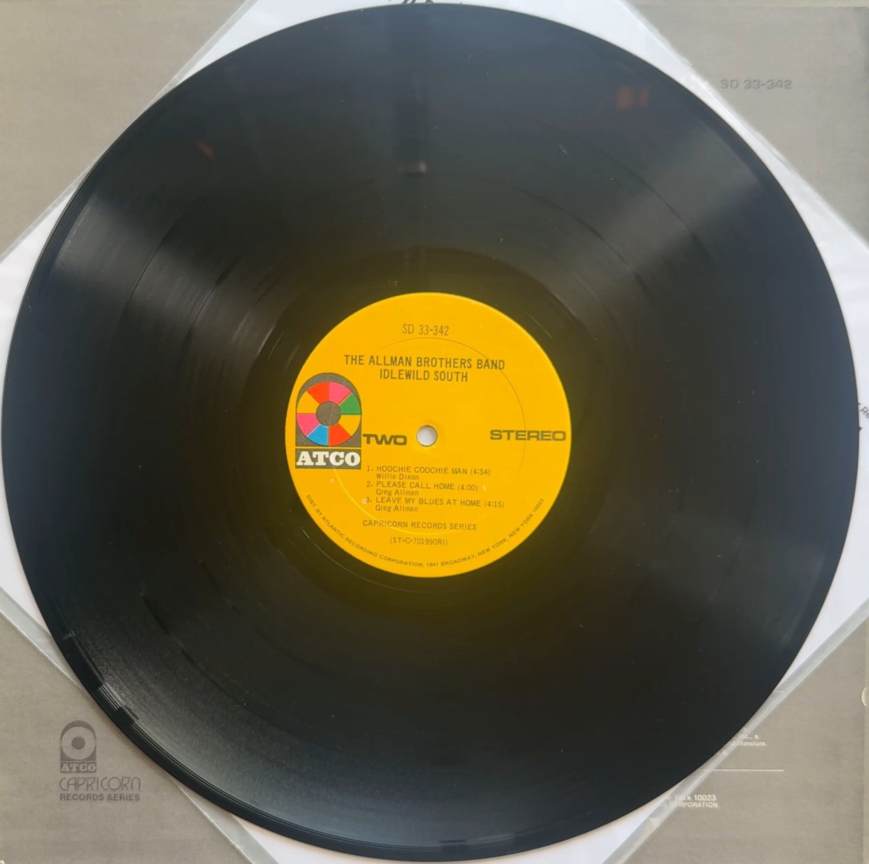The Allman Bros Band - Idlewild South 1970s US VG+/VG