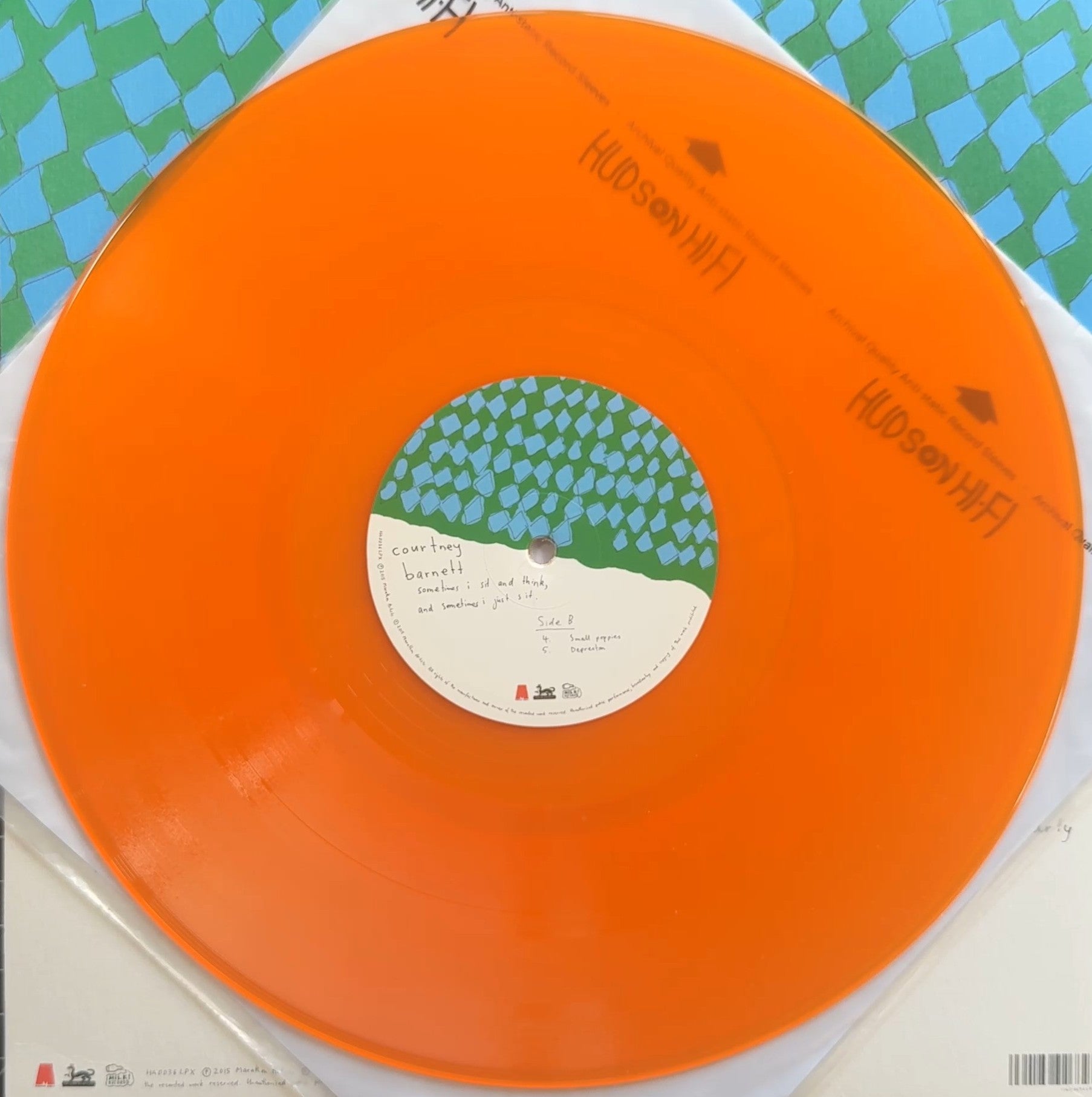 Courtney Barnett - Sometimes I Sit... 2015 UK Orange 180g 1st Press VG+/VG+