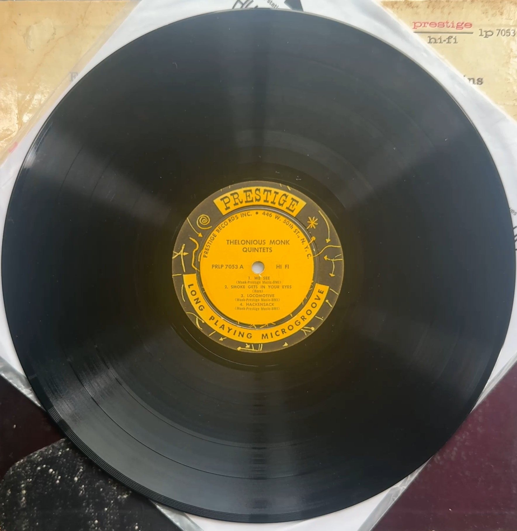 Thelonious Monk 1956 US 1st Press Prestige LP7053 VG/VG