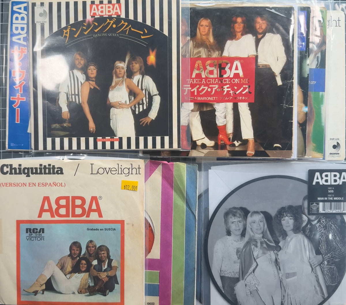 ABBA Fan Pack - 10 Vinyl Discs - Picture, Japan & Mexico!