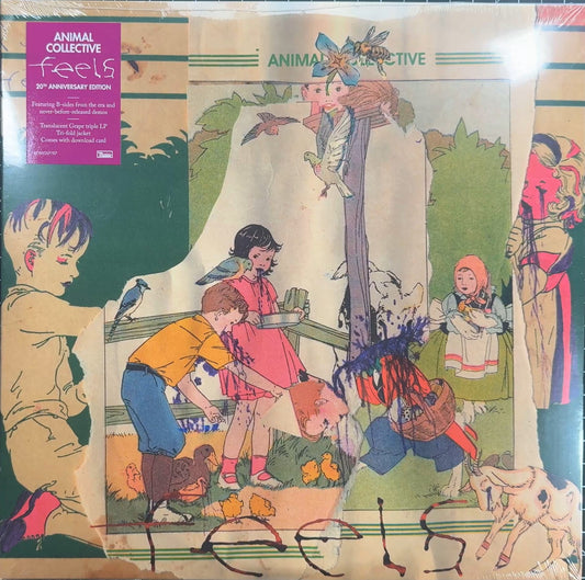 Animal Collective - Feels 20th Anniv Grape Vinyl Ltd Edtn w Misprint SEALED/NM