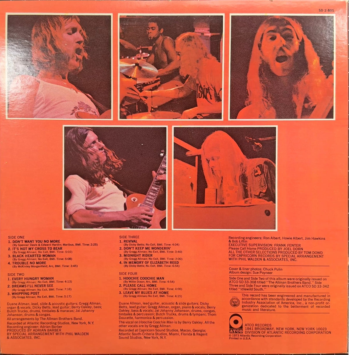 Allman Bros Beginnings 1973 US 1st Press VG+/VG+