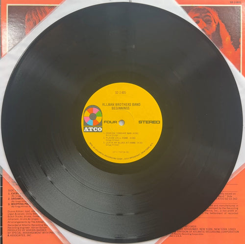 Allman Bros Beginnings 1973 US 1st Press VG+/VG+