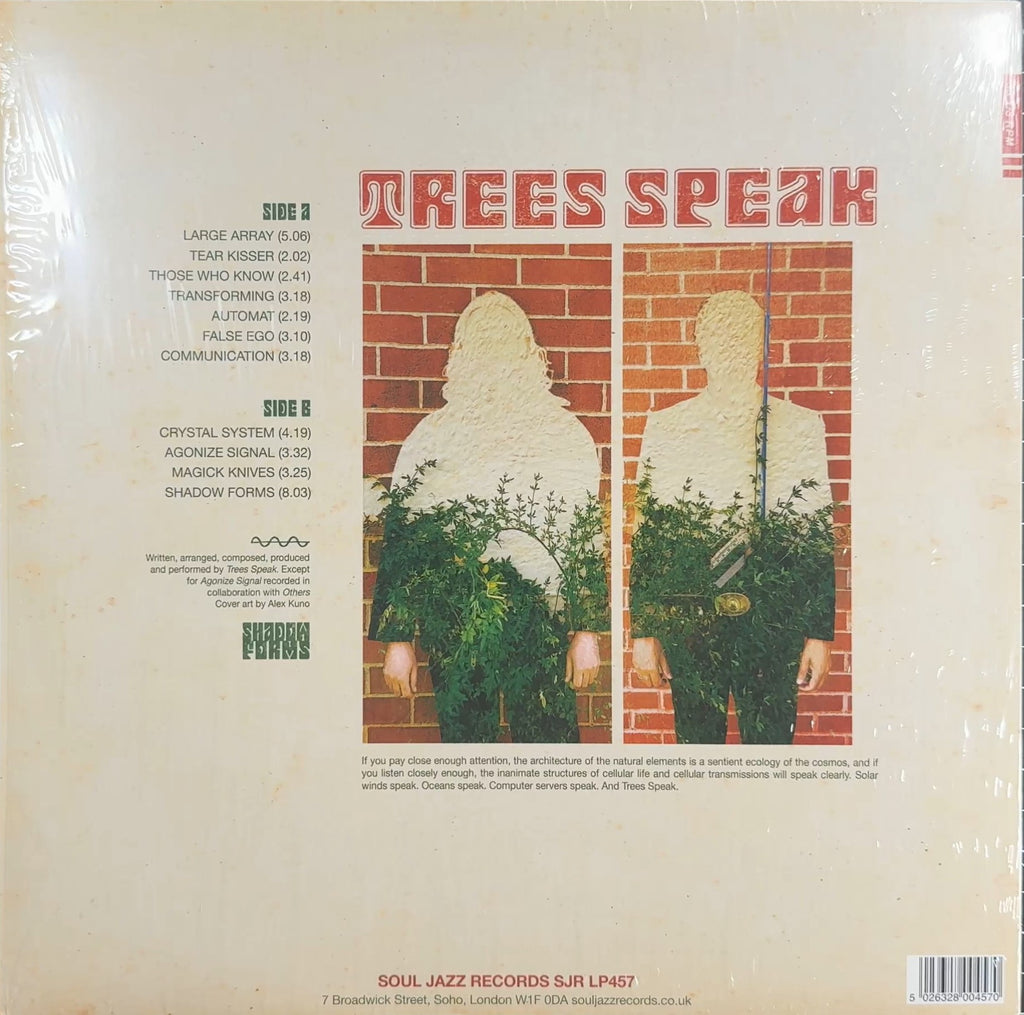 Trees Speak - Shadow Forms 2020 UK/Euro 1st Press LP + Bonus 7" VG+/VG+