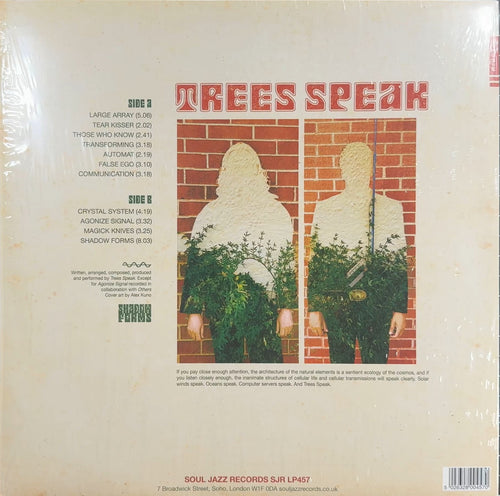 Trees Speak - Shadow Forms 2020 UK/Euro 1st Press LP + Bonus 7" VG+/VG+