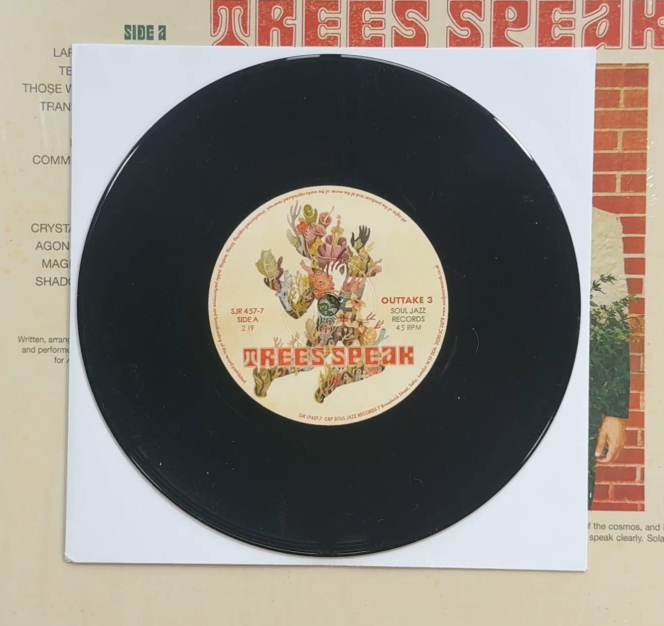 Trees Speak - Shadow Forms 2020 UK/Euro 1st Press LP + Bonus 7" VG+/VG+