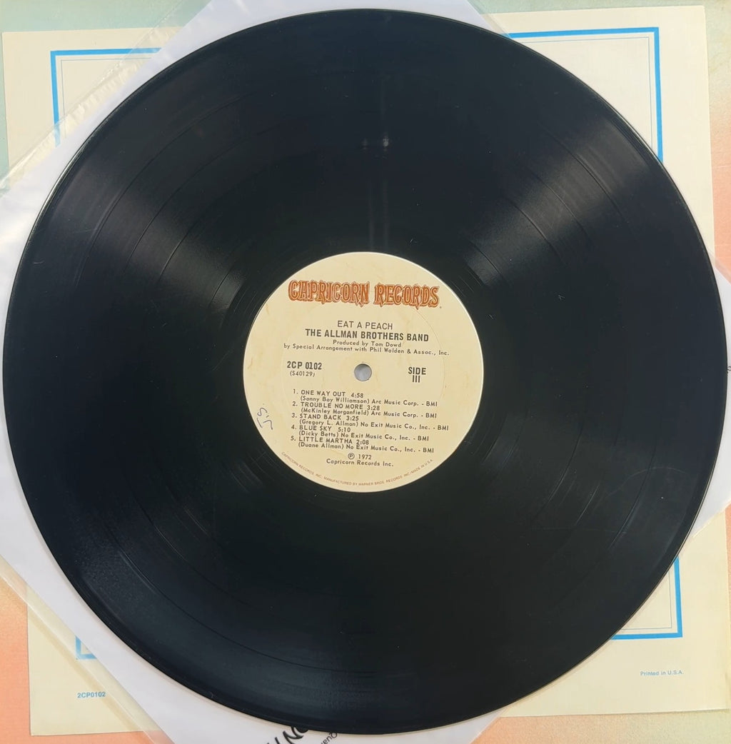 Allman Bros - Eat A Peach 1972 US 1st Press VG/VG+