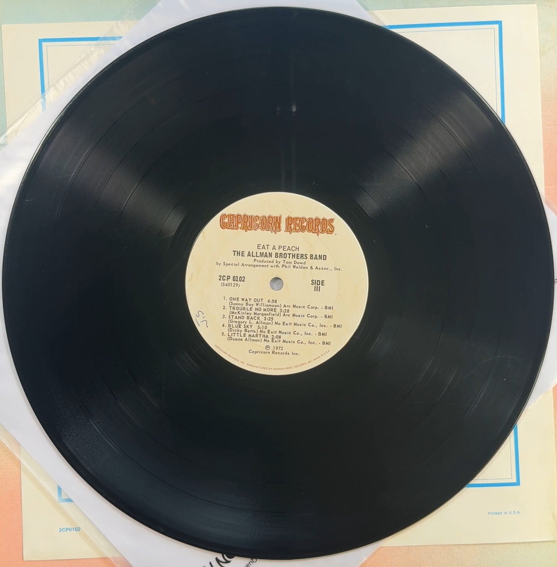 Allman Bros - Eat A Peach 1972 US 1st Press VG/VG+
