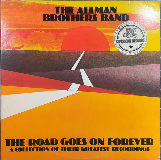 Allman Bros PROMO 1st Press The Road Goes On Forever 1975 VG/VG+
