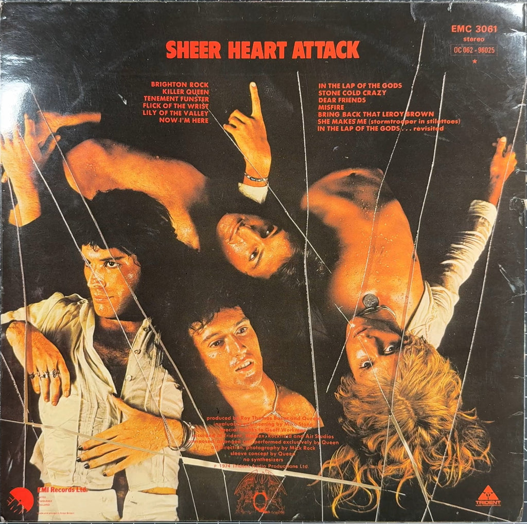 Queen Sheer Heart Attack 1974 UK 2nd Press VG/VG+