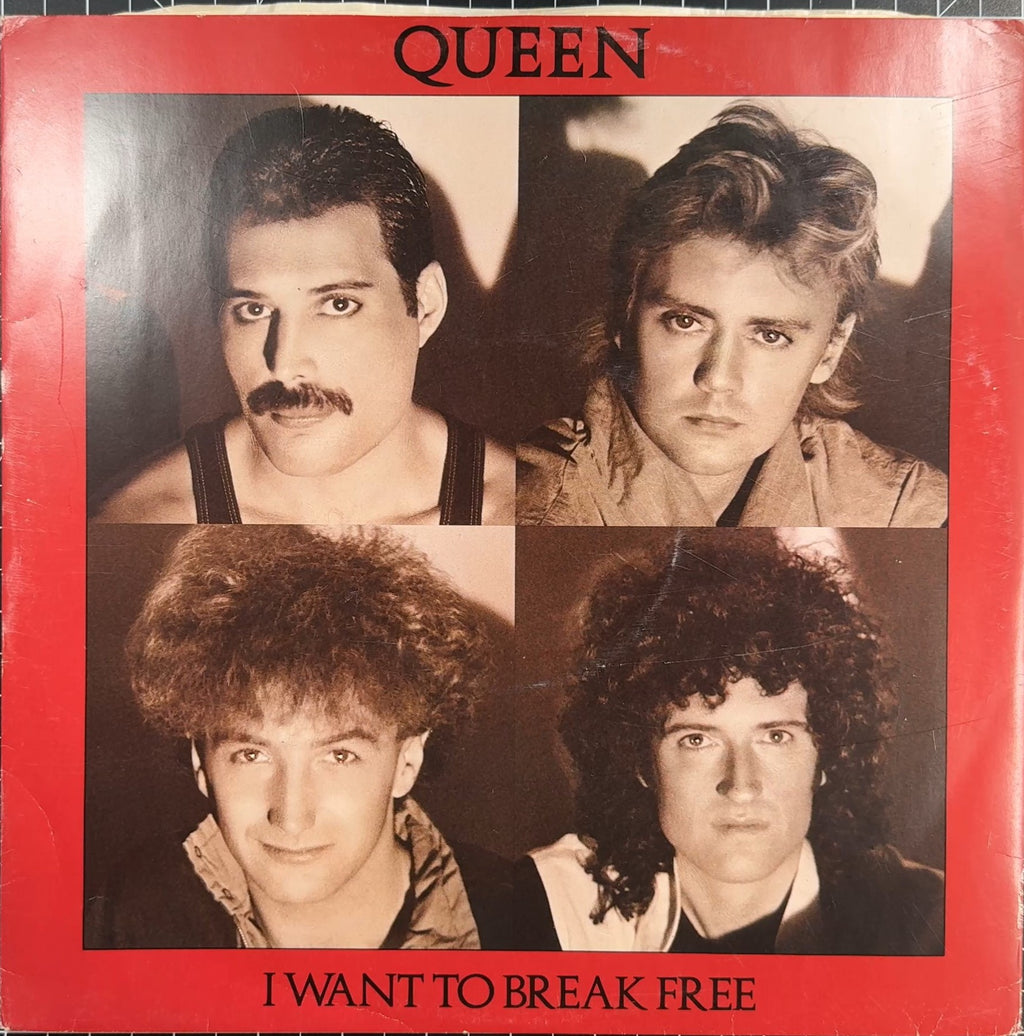 Queen - Break Free/Machines 1984 UK 1st Press 12" Pic Sleeve VG+/VG+