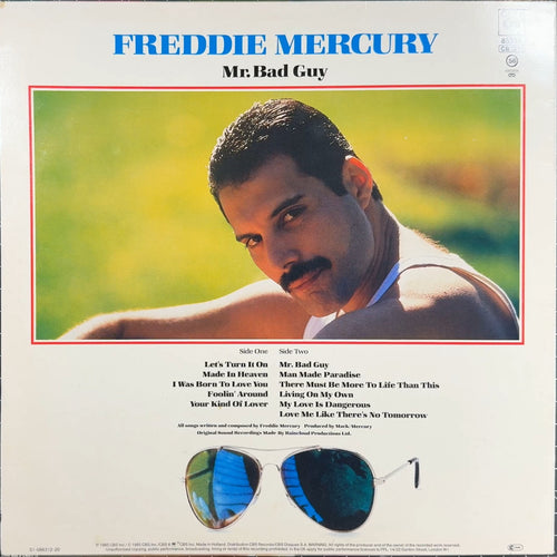 Freddie Mercury Mr. Bad Guy 1985 Euro 1st Press VG+/VG+ (Queen)