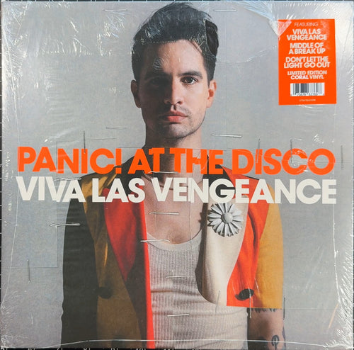 Panic! At The Disco - Viva Las Vengeance 2022 1st Press Coral Vinyl SEALED