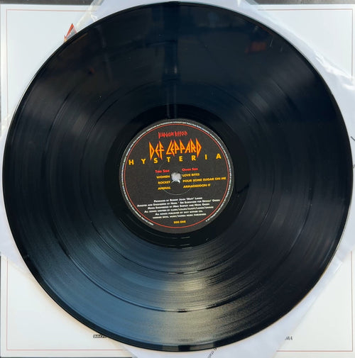 Def Leppard - Hysteria 2017 remaster 180g vinyl VG+/VG+