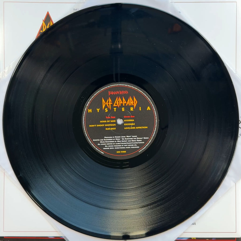 Def Leppard - Hysteria 2017 remaster 180g vinyl VG+/VG+