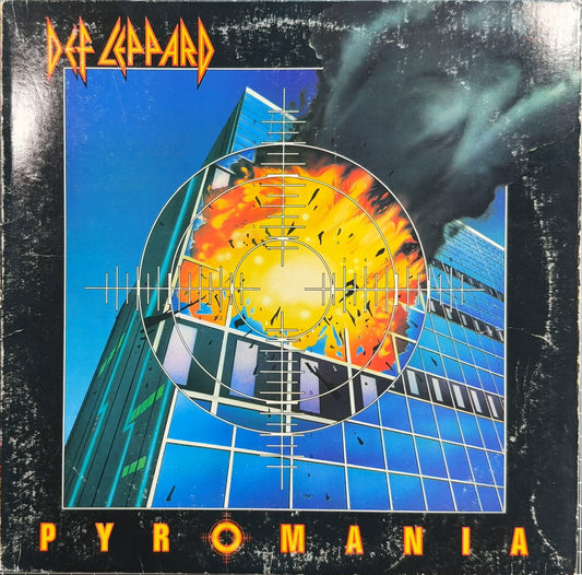 Def Leppard Pyromania 1983 US 1st Press "72" VG+/VG