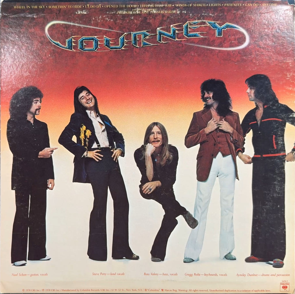 Journey Infinity 1978 US 1st Press VG+/VG+