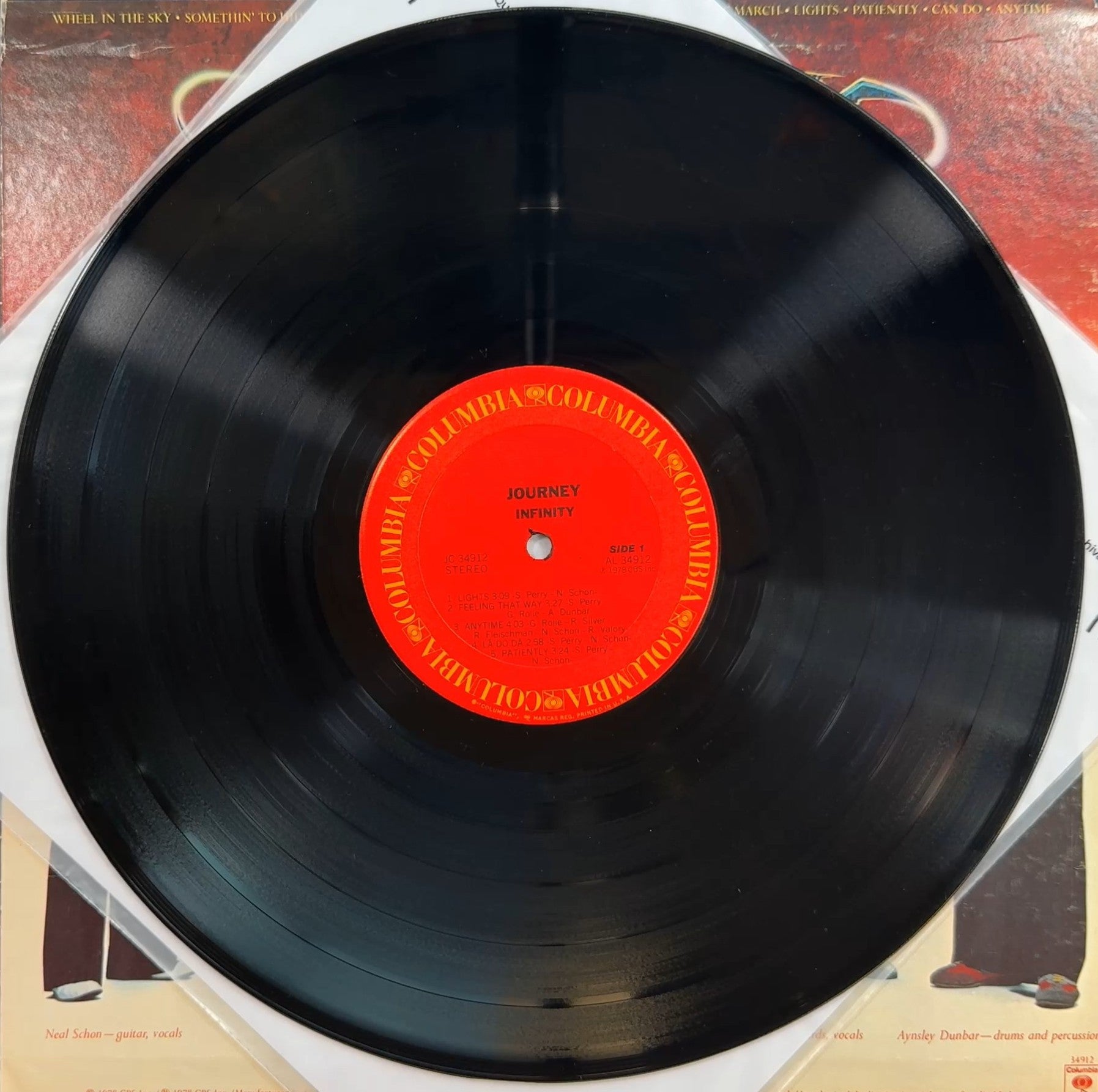 Journey Infinity 1978 US 1st Press VG+/VG+