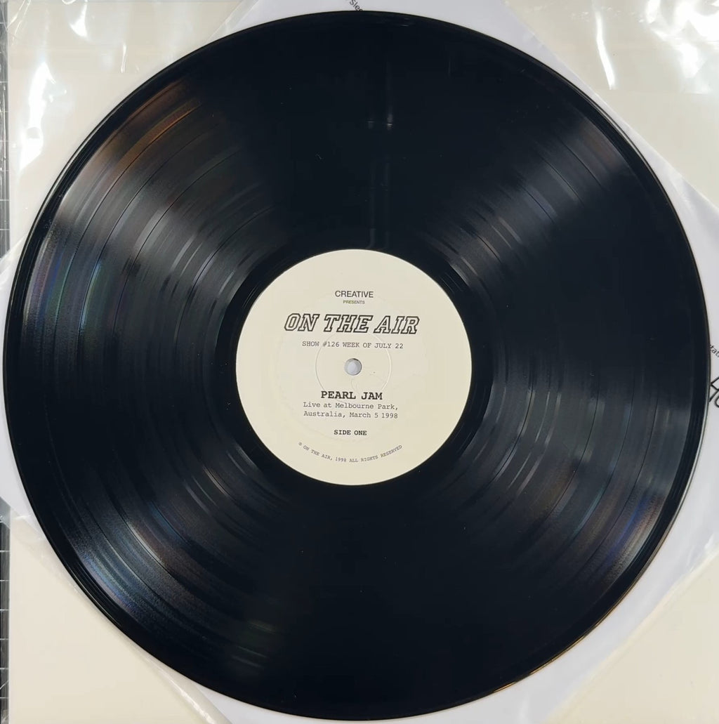 Super Rare Pearl Jam Live in Australia 1998 2xLP