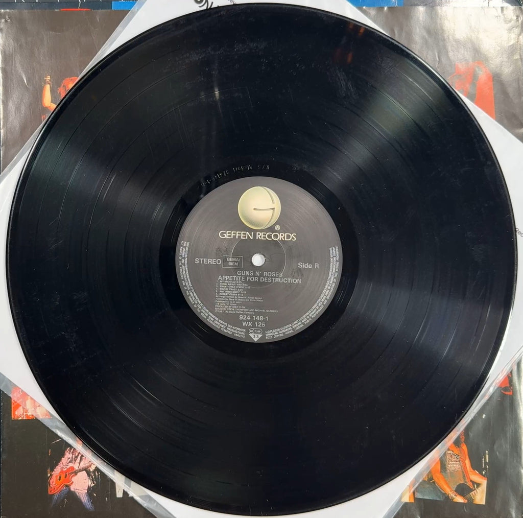 GNR Appetite For Destruction 1987 Euro 1st Press Uncensored VG/VG+