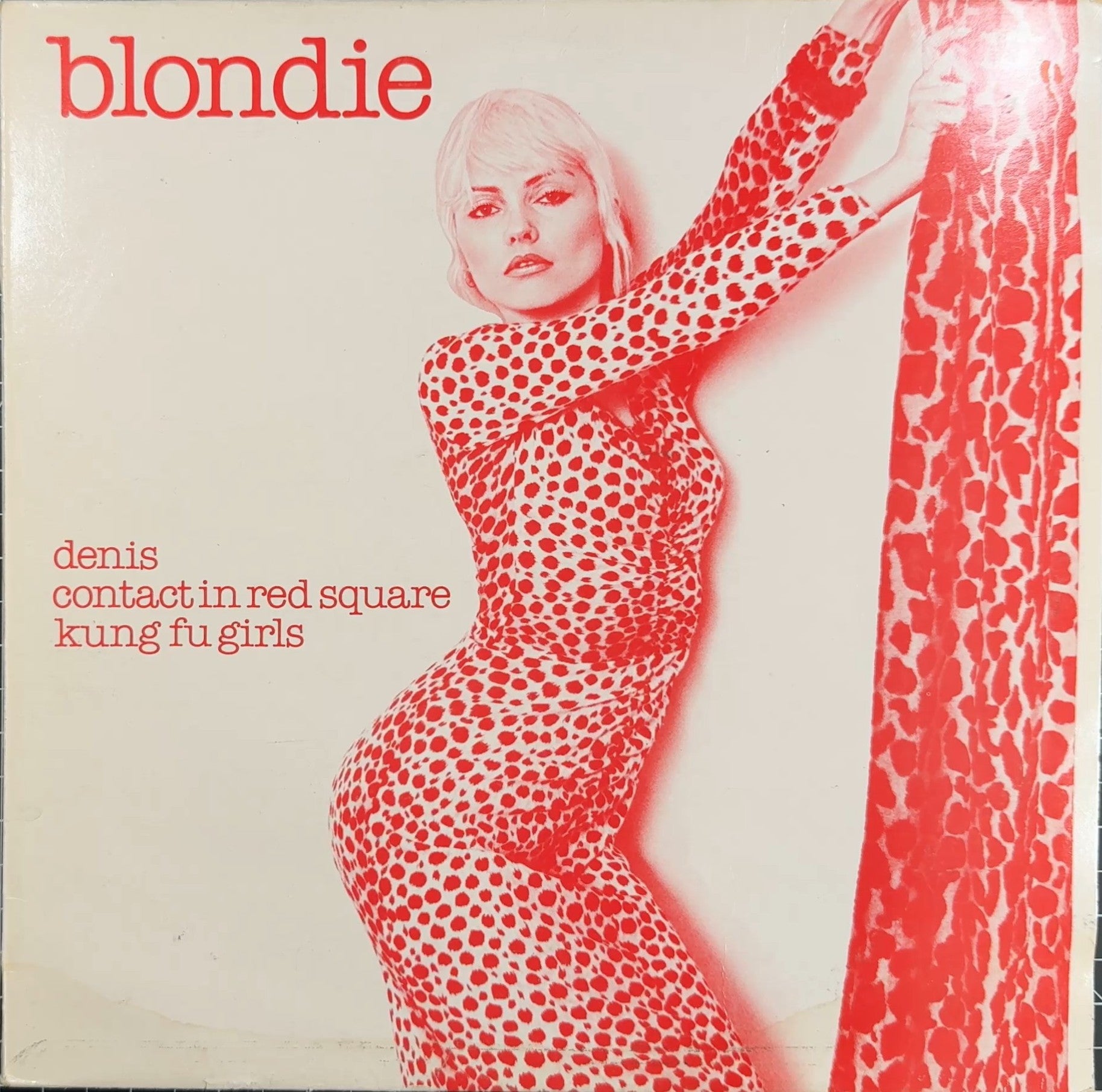 Blondie - Denis 12" UK 1978 1st Press Red Sleeve VG+/VG