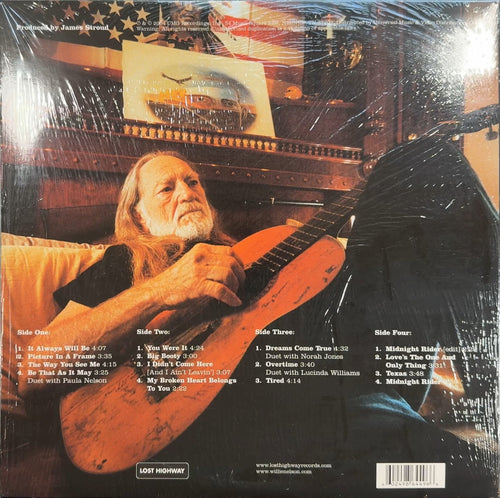 Willie Nelson - It Will Always Be 2004 1st Press 180g Vinyl SEALED/NM